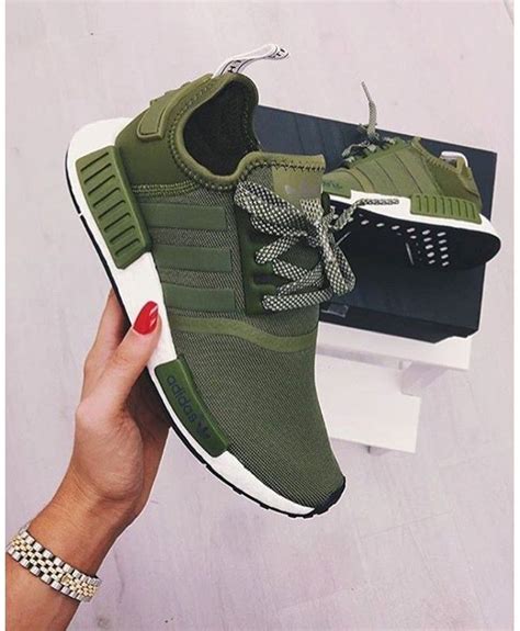 adidas nmd khaki grün|Green adidas NMD Shoes.